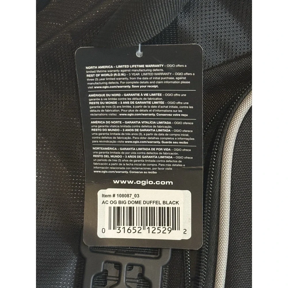OGIO Big Dome Duffel Bag Black‎ 